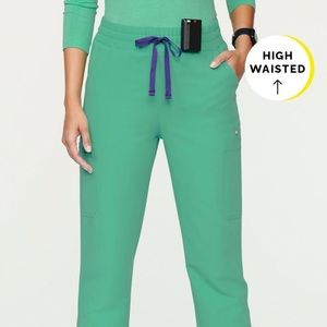 Surgical Green XS high Waisted Yola Scrub Pants (BNWT)